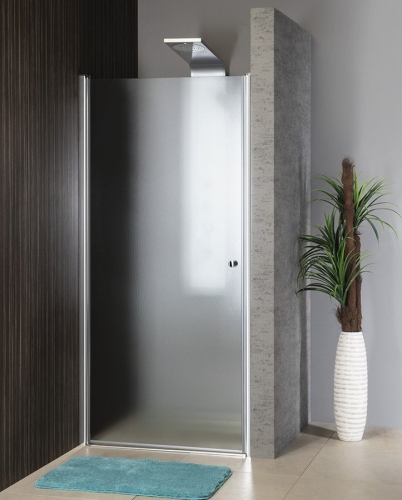 Sapho AQUALINE PILOT 90 cm nyílóajtó BRICK üveggel, króm PT090