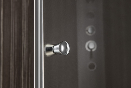 Sapho AQUALINE PILOT 90 cm nyílóajtó BRICK üveggel, króm PT090