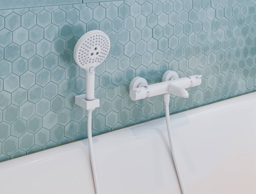 Hansgrohe Raindance Select S 120 3jet króm kézizuhany EcoSmart 9 l/perc matt fehér 26531700