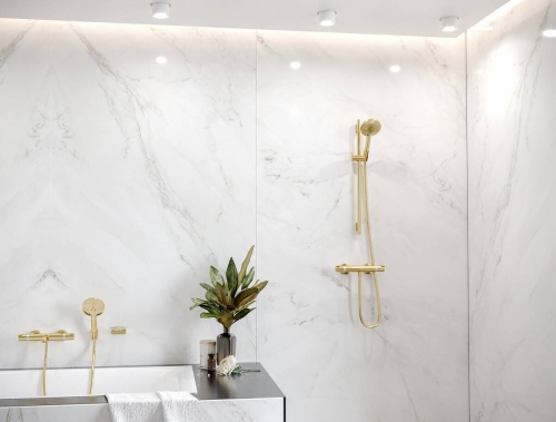 Hansgrohe Raindance Select S 120 3jet króm kézizuhany EcoSmart 9 l/perc polírozott arany hatású 26531990