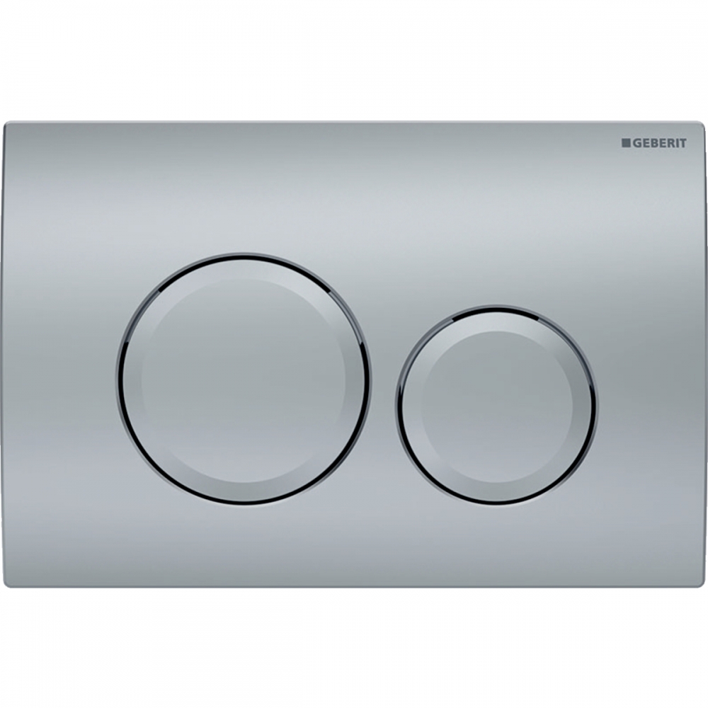 Geberit Delta 20 működtetőlap, 2 mennyiséges öblítéshez matt króm 115.127.46.1