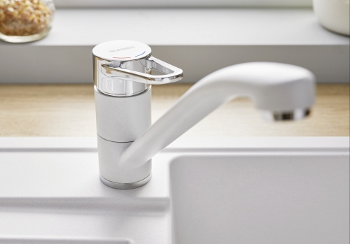 BLANCO WEGA II mosogató csaptelep silgranit alumetál/króm 526410