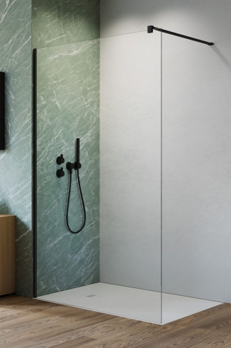 Radaway Nes Black Walk-in II zuhanyfal 80 cm 10013080-54-01