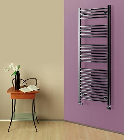 Lazzarini Sanremo egyenes törölközőszárítós radiátor, króm 690x450 mm (386487)