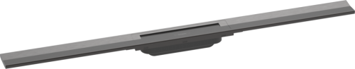 Hansgrohe RainDrain Flex zuhanylefolyó színkészlet 900, méretre vágható, szálcsiszolt fekete króm 56045340