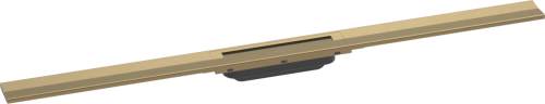 Hansgrohe RainDrain Flex zuhanylefolyó színkészlet 1000, méretre vágható, szálcsiszolt bronz 56046140