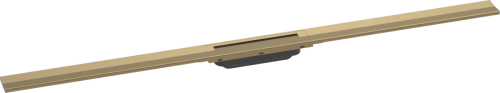 Hansgrohe RainDrain Flex zuhanylefolyó színkészlet 1200, méretre vágható, szálcsiszolt bronz 56047140