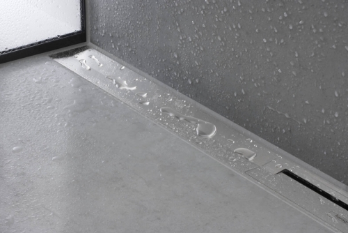 Hansgrohe RainDrain Flex zuhanylefolyó színkészlet 700, méretre vágható fali illesztéshez, szálcsiszolt bronz 56050140
