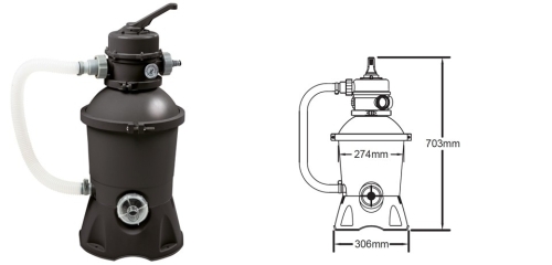 Wellis Lagoon 360/90 homokszűrővel Mistry fóliával EM00030