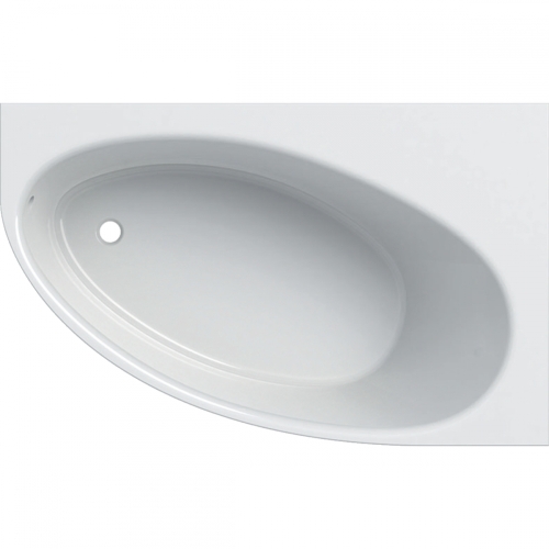 Geberit Selnova aszimmetrikus fürdőkád lábakkal 160x100 cm 554.275.01.1