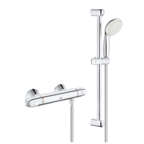 Grohe Grohtherm 1000 termosztátos zuhanycsaptelep zuhanyszettel 34557001