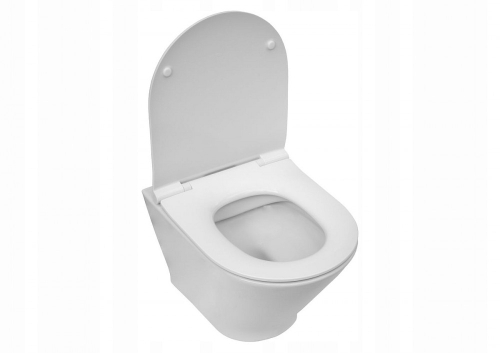 Roca The Gap Round Compact rimless fali wc A3460NB00M