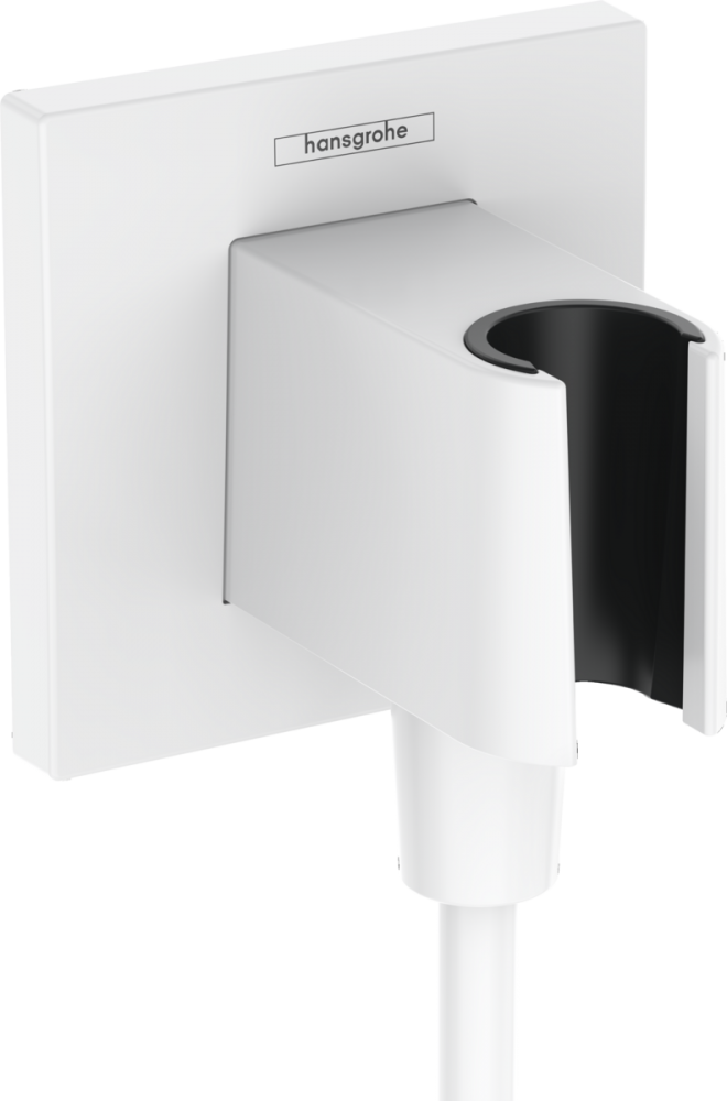 Hansgrohe Fixfit Porter E beépített zuhanytartóval, matt fehér 26889700
