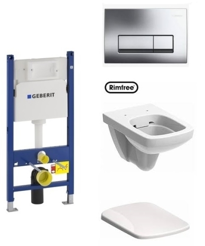 Geberit DuofixBasic falsík alatti wc tartály komplett szett SZP-GE7 (111.153.00.1, 115.119.21.1, 500.275.01.1, 500.336.01.1)