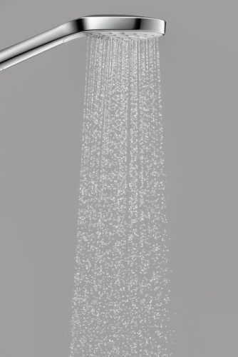 Hansgrohe Croma Select E 1jet kézizuhany szálcsiszolt fekete króm/fehér 26814340