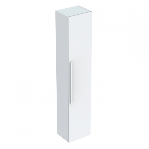Geberit iCon magas szekrény egy ajtóval, 36x180x31.7cm, matt lakkozott fehér 841000000