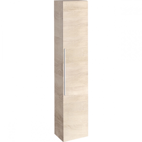 Geberit iCon magas szekrény egy ajtóval, 36x180x31.7cm, melaminos faszerkezet természetes tölgy 841002000
