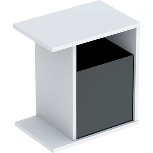 Geberit iCon oldalelem tárolódobozzal, 37x40x24.5cm, matt lakkozott fehér 841137000
