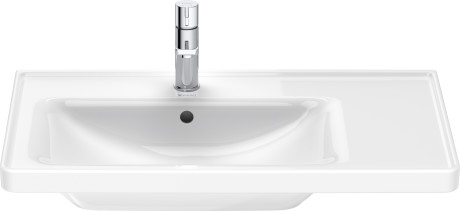 Duravit D-Neo bútorral aláépíthető aszimmetrikus mosdó, balos 2369800000