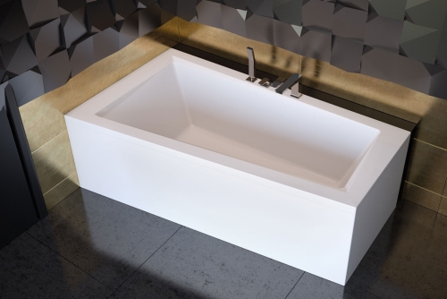 Besco INTIMA 150 cm univerzális elő-és oldallap, fehér OAIT-150-NS