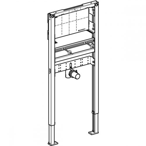 Geberit Duofix mosdó szerelőelem, 112-130 cm, falsík alatti szerelésű fali csaptelephez 111.493.00.1