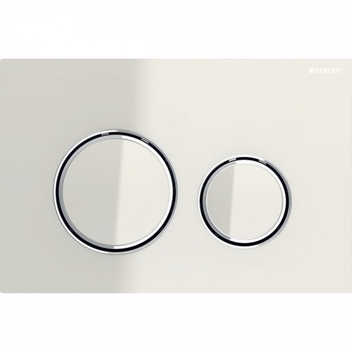 Geberit Sigma 21 nyomólap, krómozott/homokszürke 115.884.JL.1