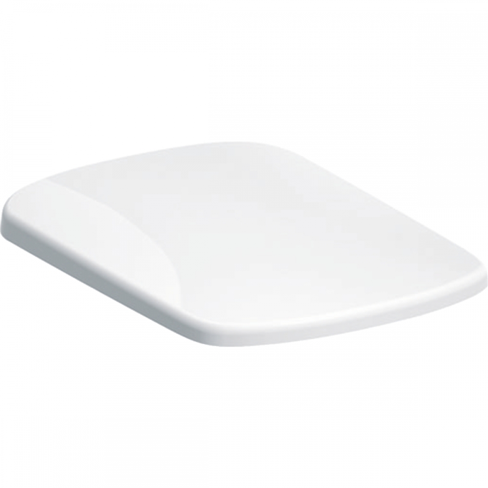 Geberit Selnova Compact WC-ülőke, szögletes design, lecsapódásgátlós, rögzítés felülről, fehér 501.929.01.1