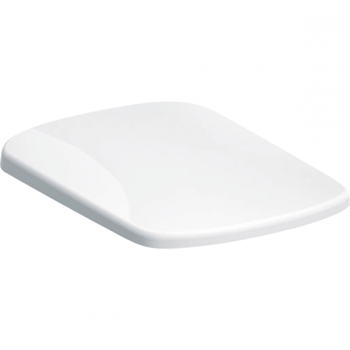 Geberit Selnova Compact WC-ülőke, szögletes design, lecsapódásgátlós, rögzítés felülről, fehér 501.929.01.1