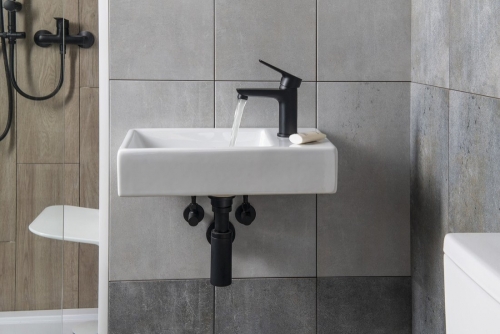 Sapho MINOS 45x26cm jobbos kerámiamosdó, fehér 4057