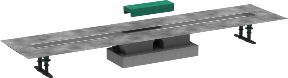 Hansgrohe uBox universal teljes szett lapos telepítéshez- 120 cm, zuhanylefolyó készlethez 56021180