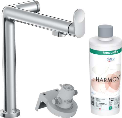 Hansgrohe Aqittura M91 vízszűrős konyhai csaptelep 240, 1jet, indulókészlet, króm 76802000