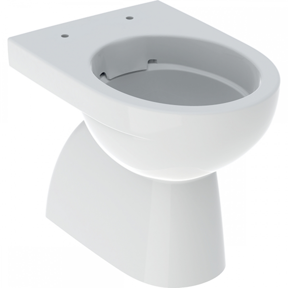 Geberit Selnova álló WC, mélyöblítésű, alsó kifolyású, részben zárt forma, Rimfree, 54cm 500.399.01.1