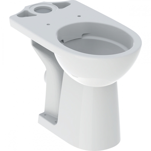 Geberit Selnova Comfort álló WC falon kívüli öblítőtartályokhoz monoblokk, mélyöblítésű, hátsó kifolyású, magasított, Rimfree 500.486.01.1