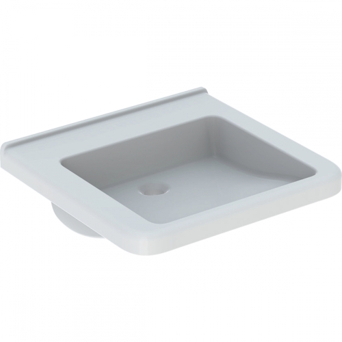 Geberit Selnova Comfort Square akadálymentes mosdó, 55x15.5x52.5cm, csaplyuk és túlfolyó nélkül 500.787.01.1