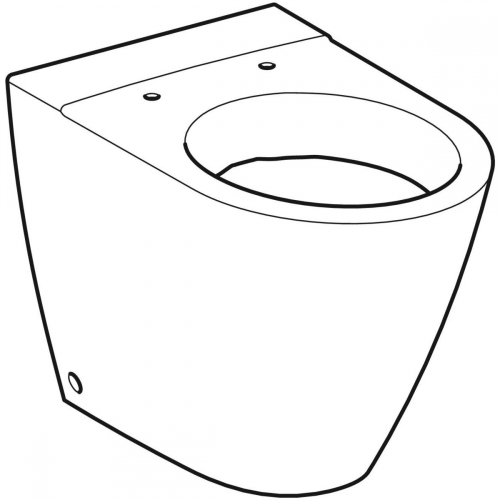 Geberit iCon álló WC, mélyöblítésű falhoz illeszkedő 500.878.00.1