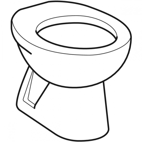 Geberit Bambini gyermek álló WC, mélyöblítésű, alsó kifolyású, WC-ülőke rögzítési lyukak nélkül 500.883.00.1