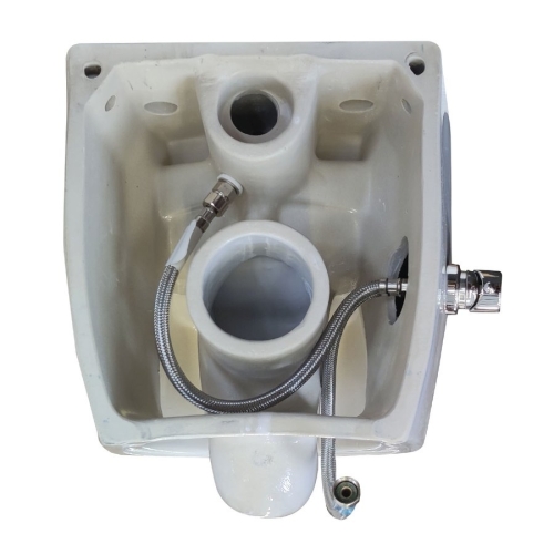 Sapho SENTIMENTI Rimless fali WC bidézuhannyal, csapteleppel, fehér 10ARS1010