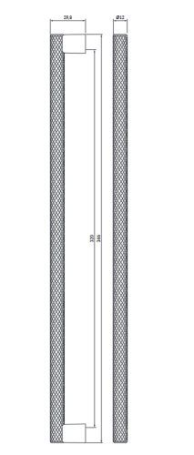 Cersanit Larga fogantyú 2 db, arany S599-0143