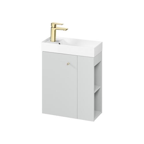 Cersanit Larga 50x22 cm mosdótartó szekrény, szürke S932-066-DSM