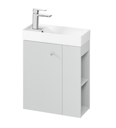 Cersanit Larga 50x22 cm mosdótartó szekrény, szürke S932-066-DSM