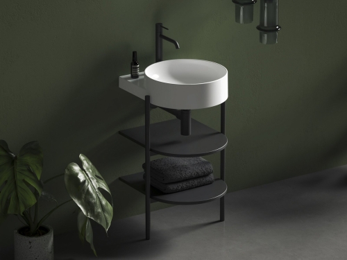 Ravak Yard 40 cm kerámia mosdó, fehér XJX01240002