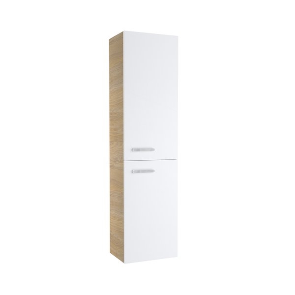 Ravak SB Chrome 390 magasszekrény cappuccino/fehér balos X000000966