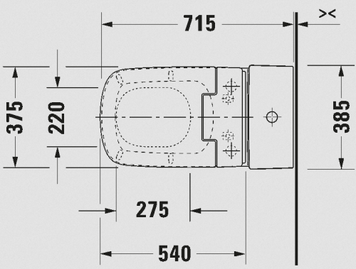 Duravit SensoWashR Slim Senso WashR Slim DuraStyle-hoz 611200002304300