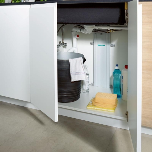 Hansgrohe Aquno Select M81 konyhai csaptelep 250 2jet, kihúzható kifolyóval, sBox, rozsdamentes acél hatású 73830800