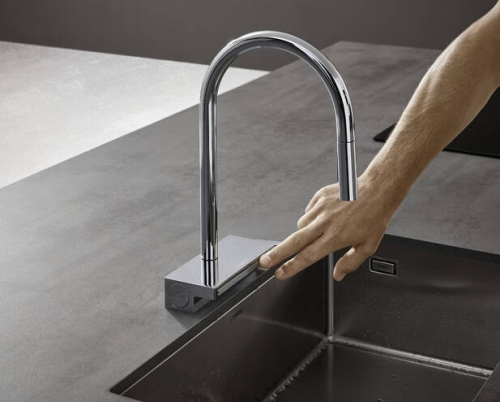 Hansgrohe Aquno Select M81 konyhai csaptelep 170 3jet, kihúzható kifolyóval, sBox, króm 73831000