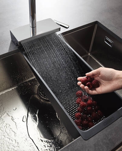 Hansgrohe Aquno Select M81 konyhai csaptelep 170 3jet, kihúzható kifolyóval, sBox, króm 73831000