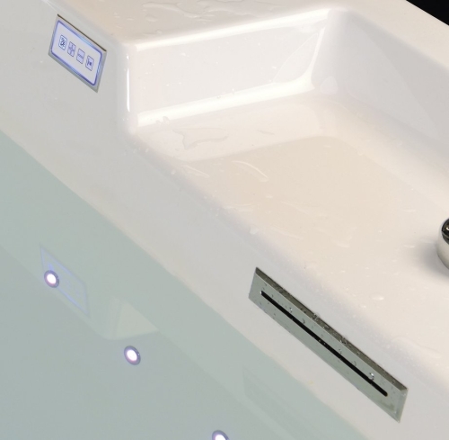 Sapho POLYSAN CUT kád le- és túlfolyó, klik-klak leeresztővel, króm (PC1089)