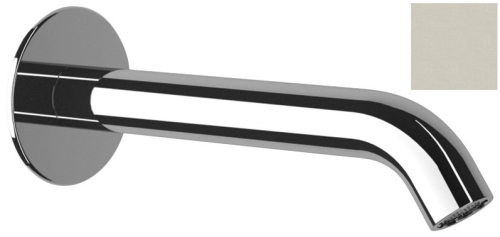 Sapho Fali kerek kifolyócső, 165mm, nikkel (BO516)