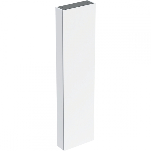 Geberit iCon magas szekrény, egy ajtóval és belső tükörrel, rövidített kivitel, 45x180x15cm, Fehér/Magasfényű bevonat 502.317.01.1