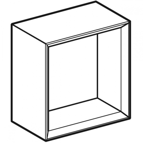 Geberit iCon négyzetes falidoboz, 22.5x23.3x13.2cm, Fehér/Matt bevonat 502.321.01.3